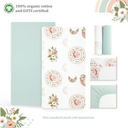 Evolur RainBoho Collection ( 2pc Sheet Set ), Air Blue & Rainbow Print