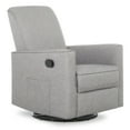 thumbnail image 1 of Evolur Raleigh Nursery Glider Recliner and Rocking Chair in Light Gray, 360° Swivel Motion, Multiple Recline Positions, Easy to Clean, FSC and Greenguard Gold Certified, 1 of 10