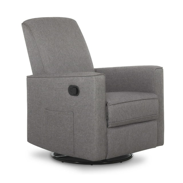 Evolur Raleigh Upholstered Plush Seating Glider Swivel, Rocker, Recliner, Glider for Nursery in