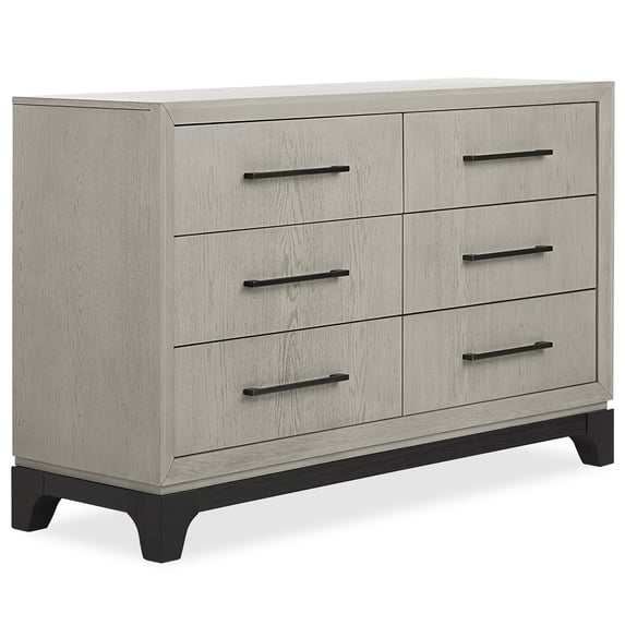 Evolur Remy Double Dresser, Light Ash