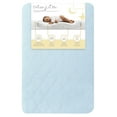 thumbnail image 1 of Evolur Rest EZ 2 in 1 Mini Crib Mattress, Blue, 1 of 13