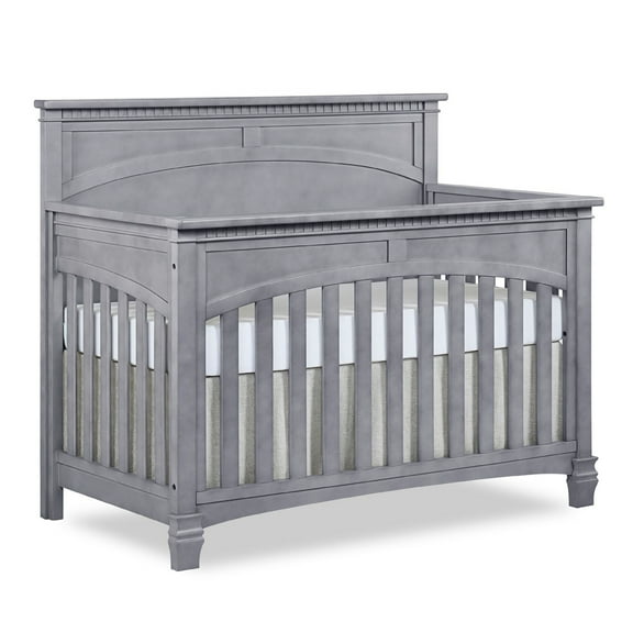 Evolur Santa Fe 5-in-1 Convertible Crib, Storm Grey