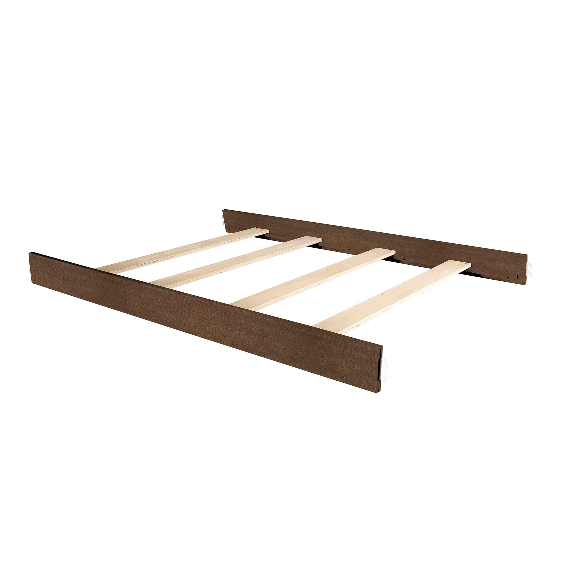 Evolur Universal Convertible Crib Wooden Full Size Bed Rail Storm