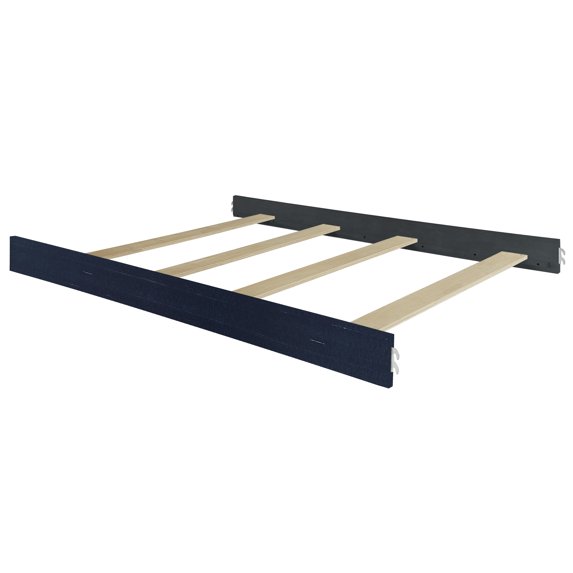Evolur Universal Convertible Crib Wooden Full Size Bed Rail, Weather Grey