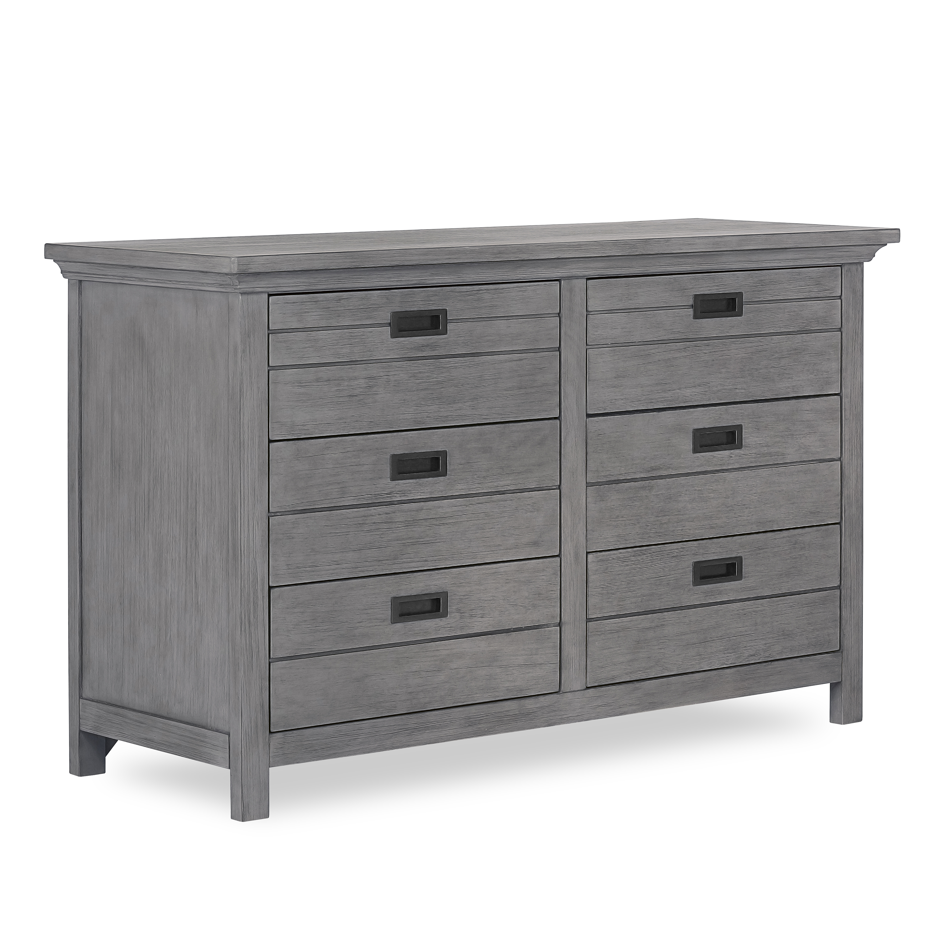 Evolur Waverly 6 Drawer Double Dresser Rustic Gray - image 1 of 3