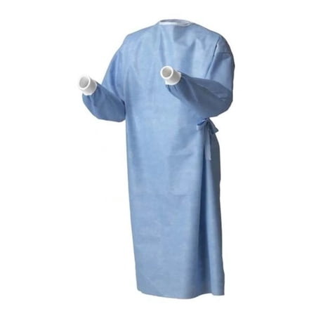Evolution 4 Non-Reinforced Surgical Gown Sleeves, XL Blue