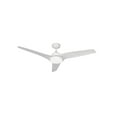 thumbnail image 1 of Evolution 52 in. Integrated LED Indoor Pure White Ceiling Fan with Remote Control, 1 of 1