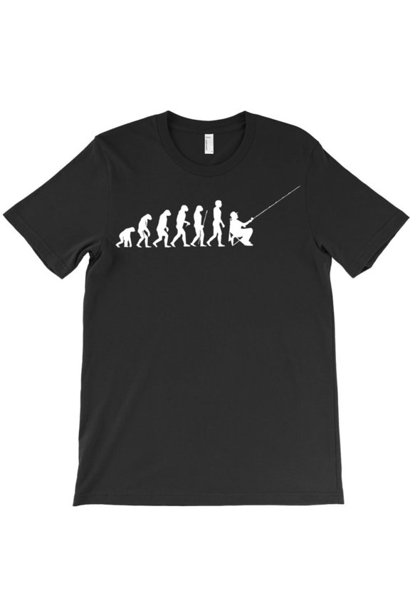 Evolution Angler Angel Funny Sport Hobby Holiday Fishing Graphic T-Shirt G11832, Up to 5XL