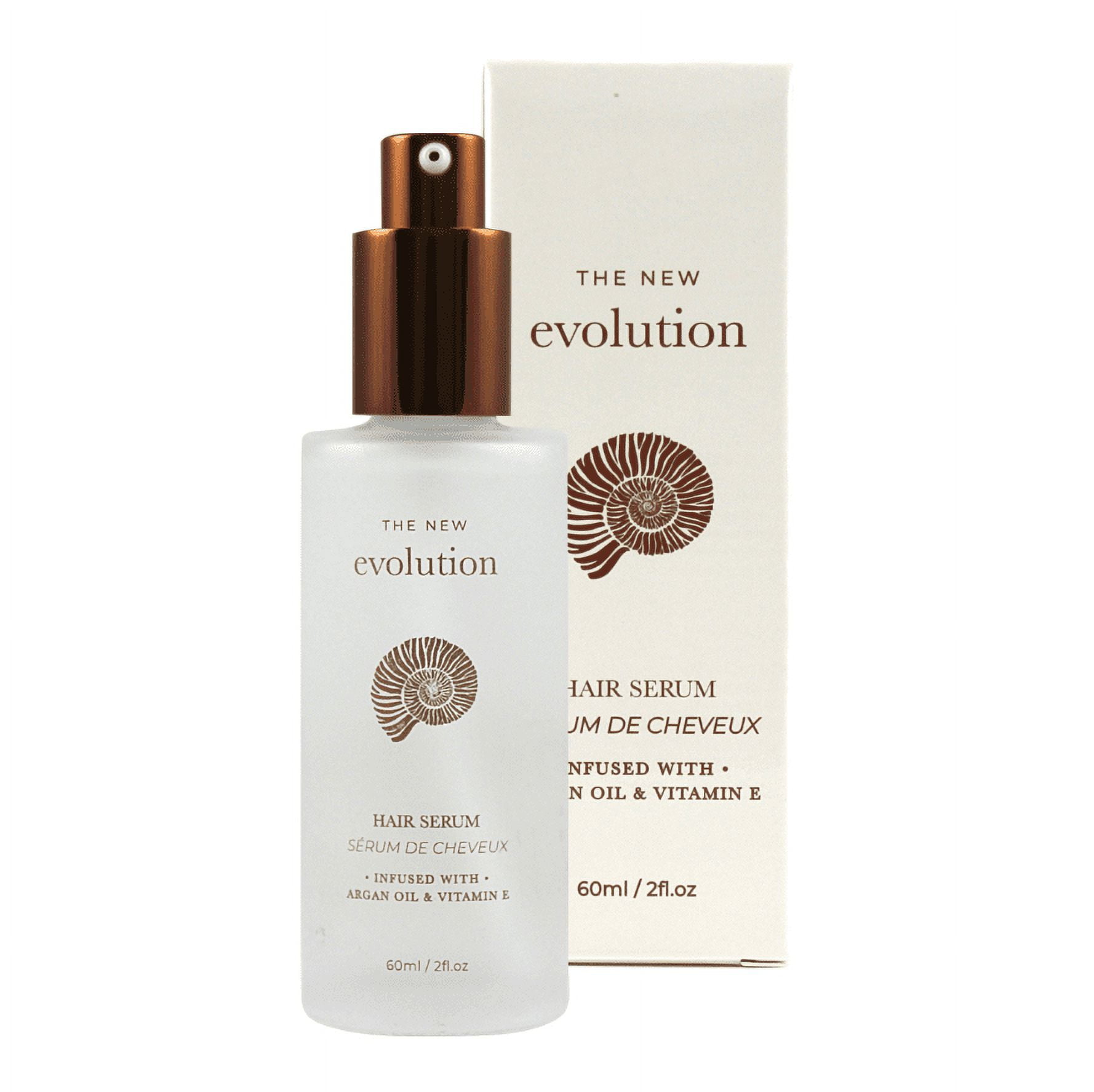 Evolution Argan Oil Hair Serum with Aloe Vera and Vitamin E, 2 Fl. Oz/ 60 Ml.