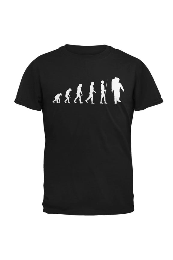 Evolution Astronaut Black Adult T-Shirt - Medium