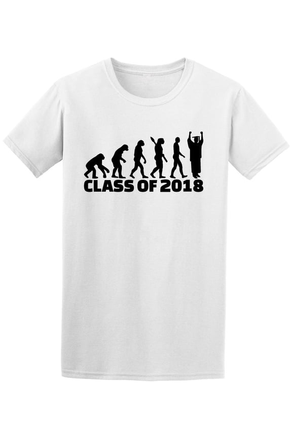 Evolution Class Of 2018 Graduate T-Shirt Men -Image by Shutterstock, Male Small