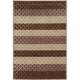 thumbnail image 1 of Evolution Collection Trellis Strips Area Rug - Brown & Beige - 5 x 7 ft. 6 in., 1 of 1