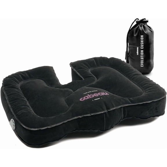 Evolution Cushion Portable & Lightweight Inflatable - Ideal for Office Chairs, School Bleachers, Stadium Seats, and Wheelchairs - Comfort on The Go