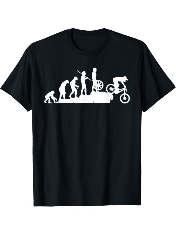 Evolution Downhill Mountain Bike MTB Mountain Biking T-Shirt