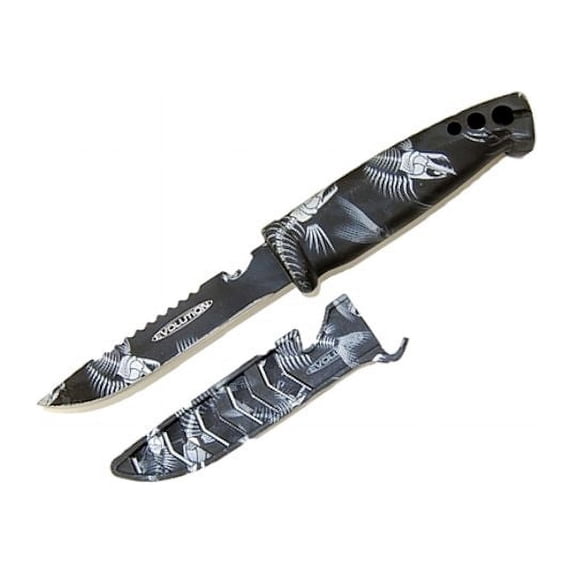Evolution EV-BK4008 4" Bait Knife Black Reaper
