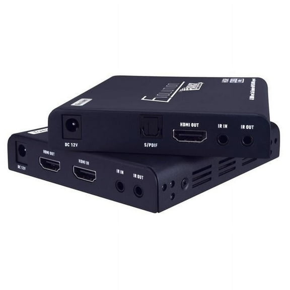 Evolution EVEX4K70 4K 70 m HDMI Extender with Loop Out Digital Optical Breakout Bi-Directional IR PoC