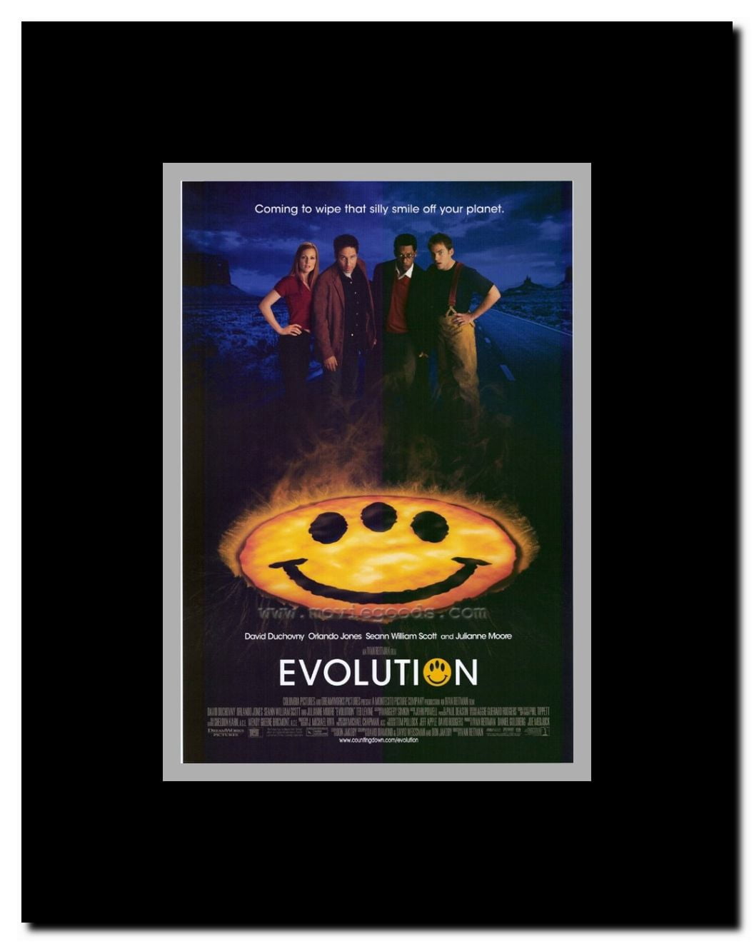 Evolution Framed Movie Poster