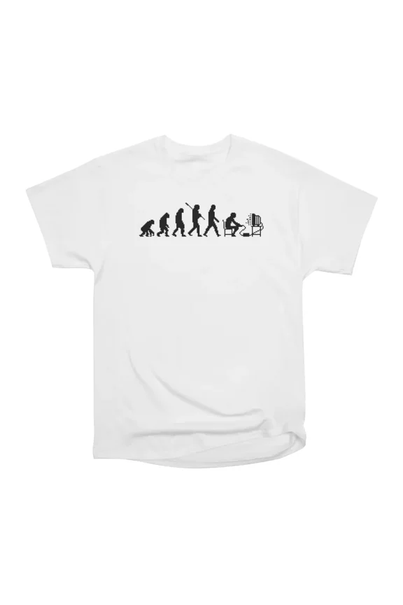 Evolution Gamer Pixel Dark Color T-Shirt Tee Gift For Him Merch For Her Apparel For Friend