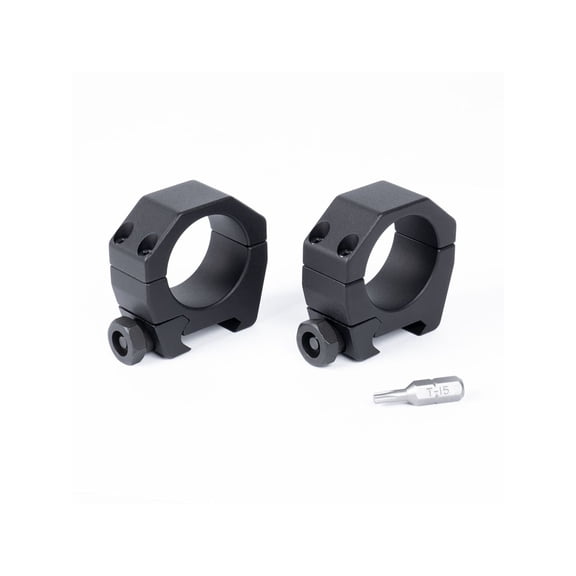 Evolution Gun Works Keystone Series Scope Ring Set, 1in Tube, .990in Medium, Black