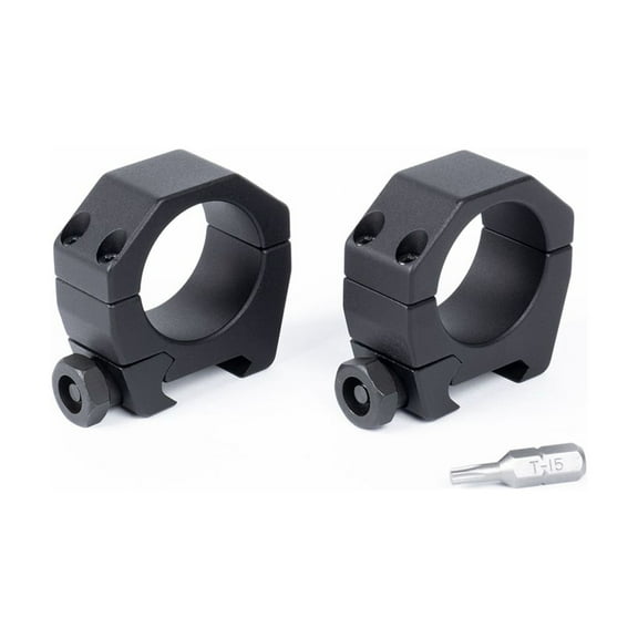 Evolution Gun Works Keystone Series Scope Ring Set, 30MM Tube, .990in Medium, Black