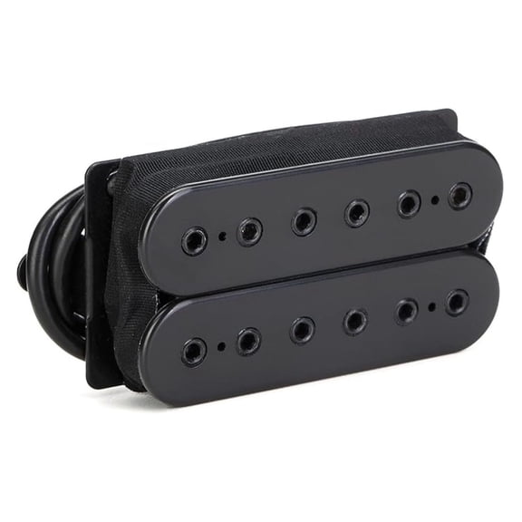 Evolution Humbucker Pickup - Black - High Output Ceramic Bridge Pickup for Electric Guitar - Steve Vai Designed - 4-Conductor Wiring