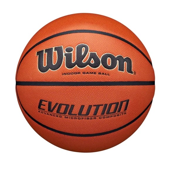 Evolution Indoor Game Basketball - Black, Size 7 - 29.5