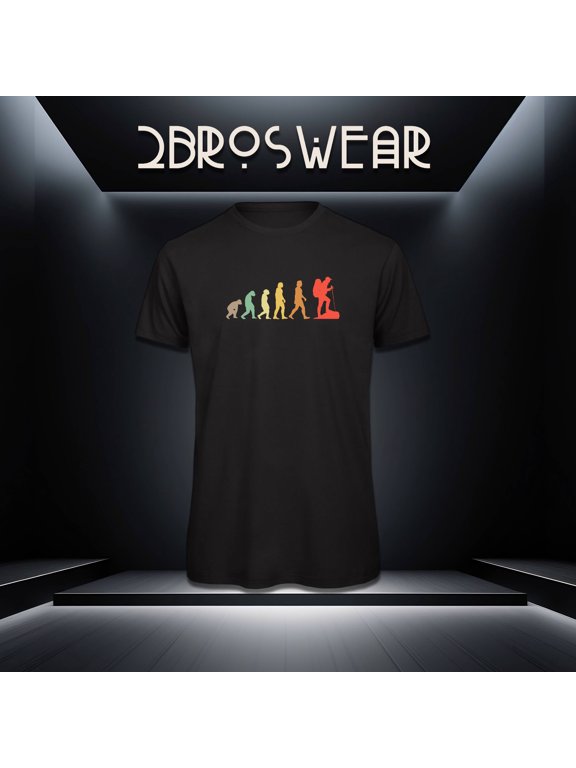 Evolution Man T-shirt | Hiking Enthusiast - Funny Gift