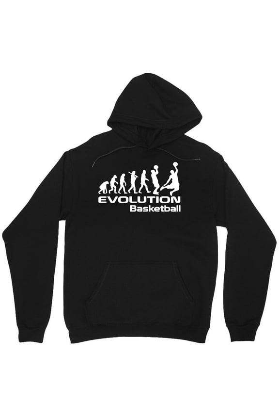 Evolution Of Basketball Sport Funny Graphic Player Hobby Game Day Humor Dunk M6249 Unisex Hoodie, Up to Size 5XL
