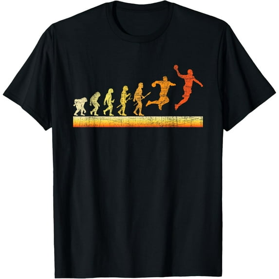 t-shirtEvolution Of Handball - Handball Player Athlete Sports Lover T-Shirt mens t shirt,black,women,funny,misfits,men,journey