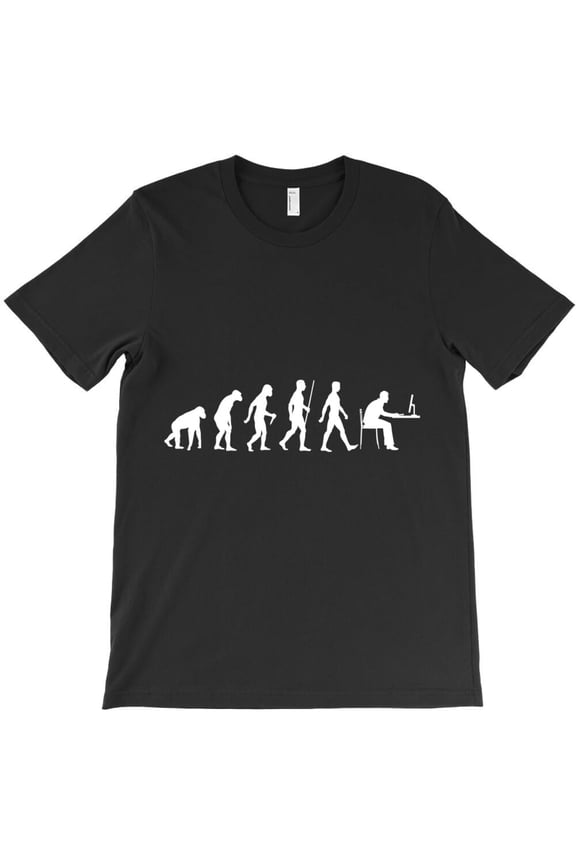 Evolution Of Man Computer Programmer Geek Lover It Themed Themed Gift H17058 Unisex T-Shirt, Up to 5XL Available