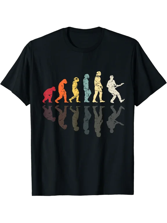 Evolution Of Man Guitar Band Vintage T-Shirt
