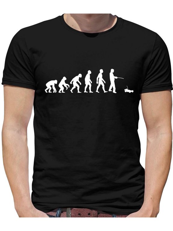 Evolution Of Man Remote Control Car Mens T-Shirt - RC - Racing - Toy - Hobbie