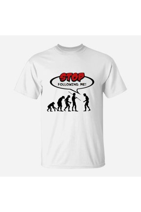 Evolution Of Man Stop Following Me Tshirt TShirt