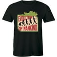 thumbnail image 1 of Evolution Of Mankind History From Ape To Human Science Gift Men's T-Shirt, 1 of 4