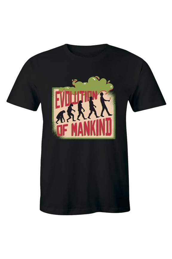 Evolution Of Mankind History From Ape To Human Science Gift Men's T-Shirt