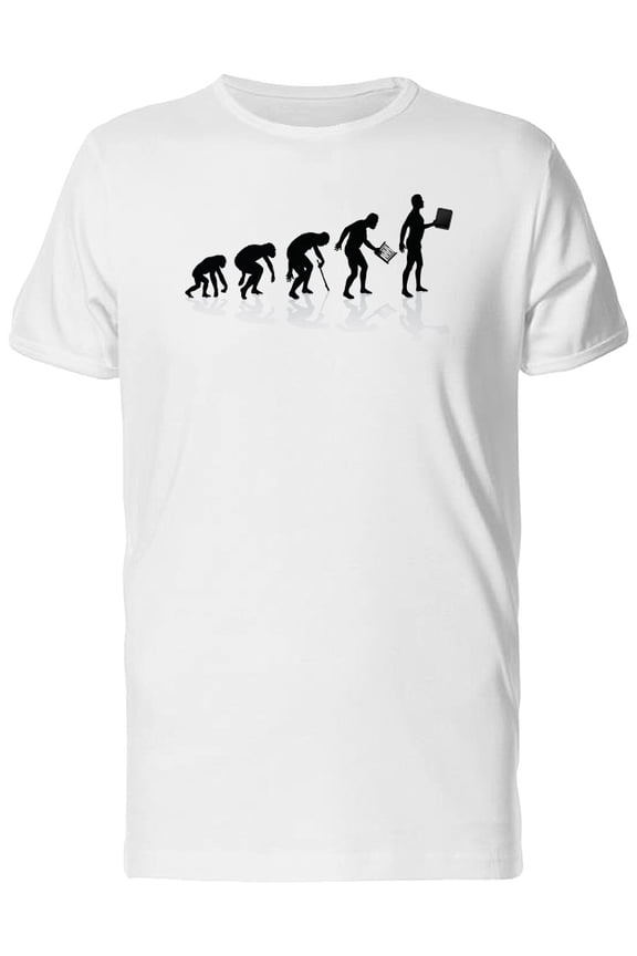 Evolution Of Smart Human T-Shirt Men -Image by Shutterstock, Male 3X-Large