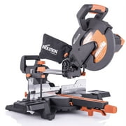 Evolution R255SMS+ Single Bevel Sliding Miter Saw With 10 In. Multi-Material Cutting Blade
