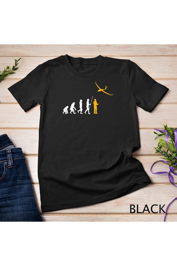 Evolution Rc Model Building Sailplane Airplane Glider Pilot T-Shirt