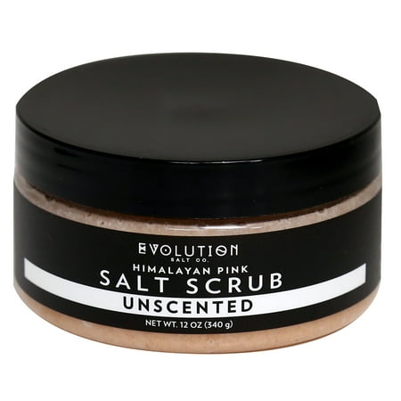 Evolution Salt Co Himalayan Salt Scrub, Unscented, 12 Oz