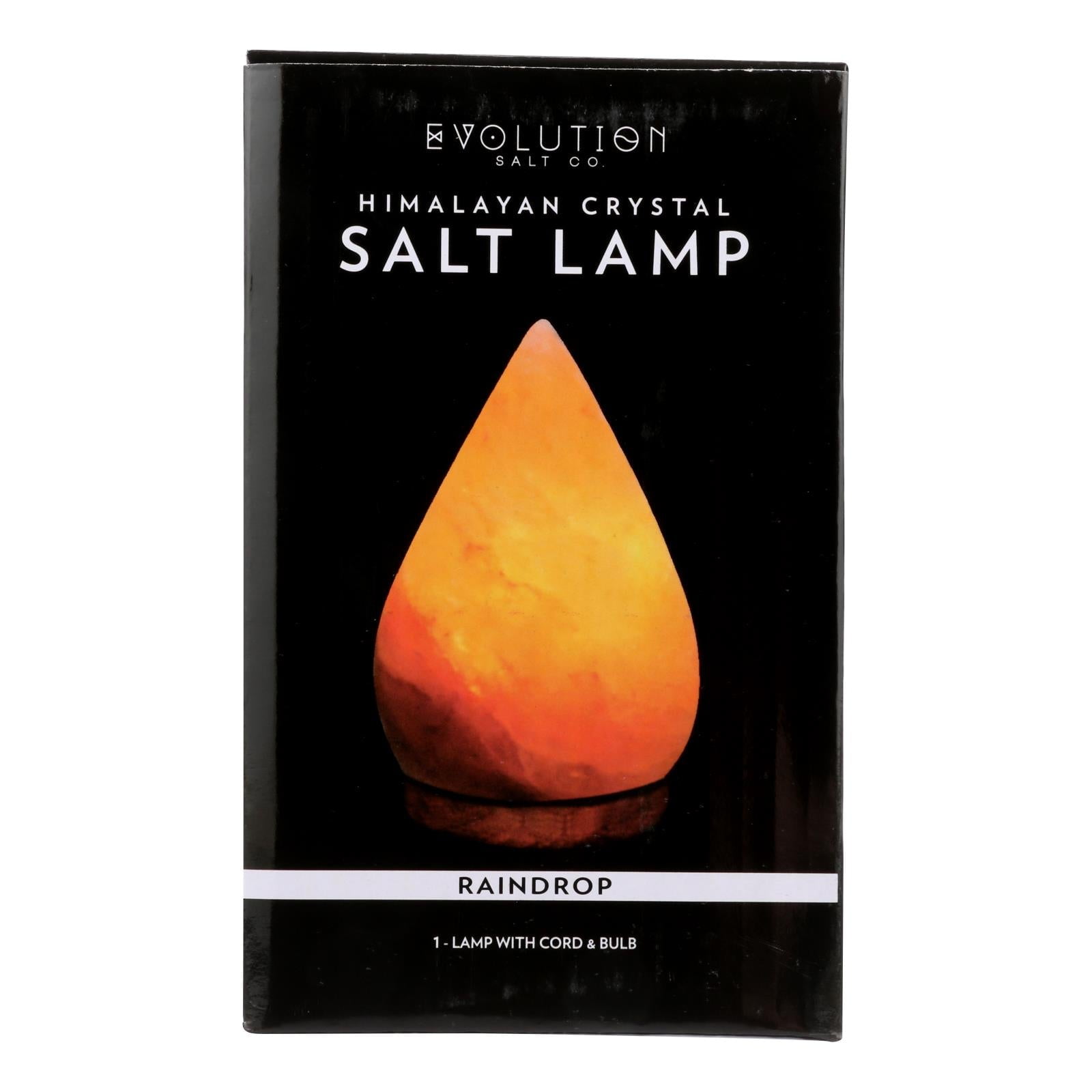 Evolution Salt Crystal Salt Lamp Raindrop 1 Count