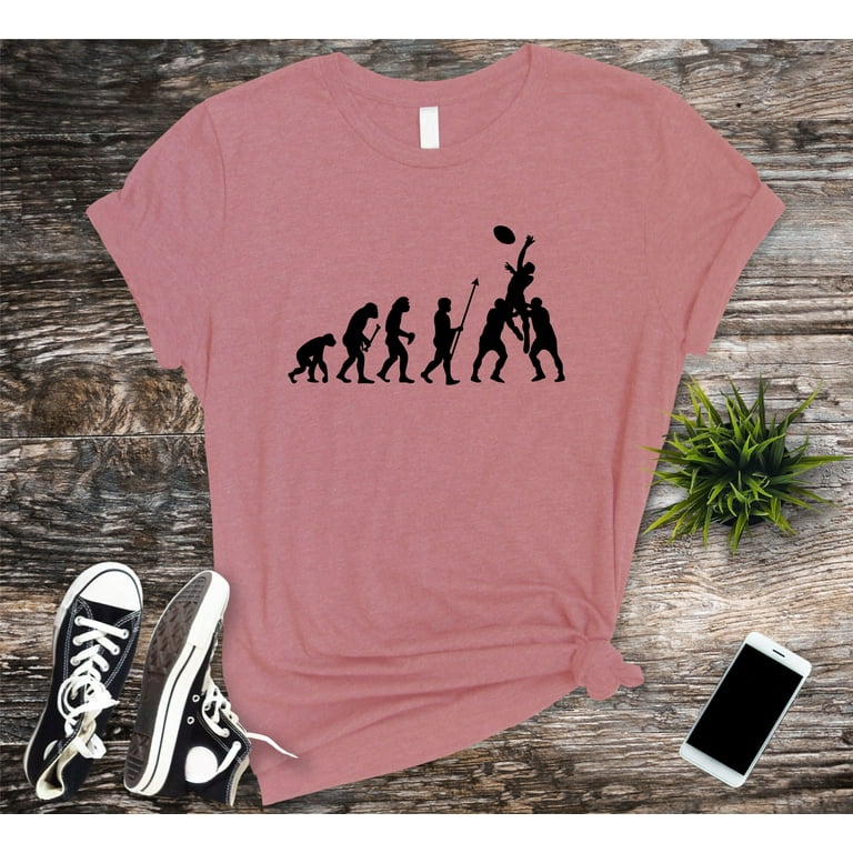 Evolution Of Rugby T-Shirt Funny Of Rugby Gift Evolution Of Rugby T-Shirt Funny Of Rugby Gift