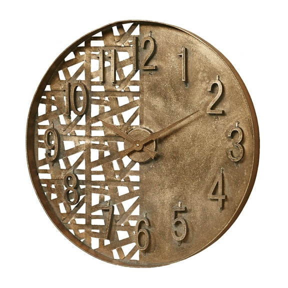Evolution Wall Clock Dark Gold Dark Gold