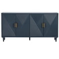 thumbnail image 1 of Evolution by Crestview Collection Arvada 4 Door Wood Sideboard in Blue, 1 of 3