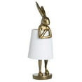 thumbnail image 1 of Evolution by Crestview Collection Cooper Resin Rabbit Table Lamp in Gold, 1 of 7
