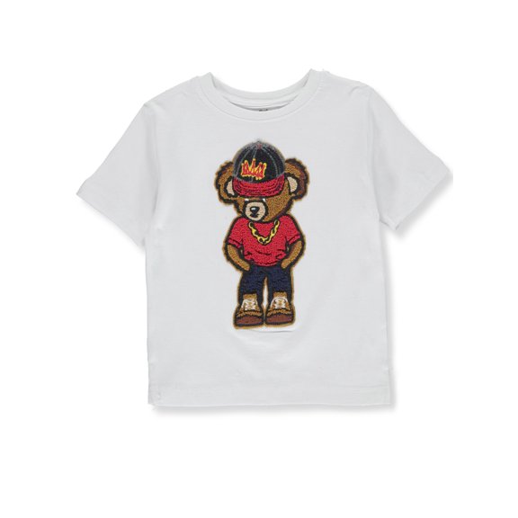 Evolution in Design Baby Boys' Bear T-Shirt Color: white/red Size: 24 months