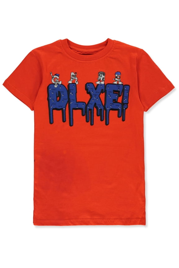 Boys' Deluxe T-Shirt Color: orange Size: 14 - 16