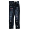 thumbnail image 1 of Evolution in Design Boys' Rip Jeans Color: blue/red Size: 18, 1 of 1
