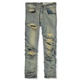 thumbnail image 1 of Evolution in Design Boys' Rip Repair Jeans - olive, 12 (Big Boys), 1 of 3