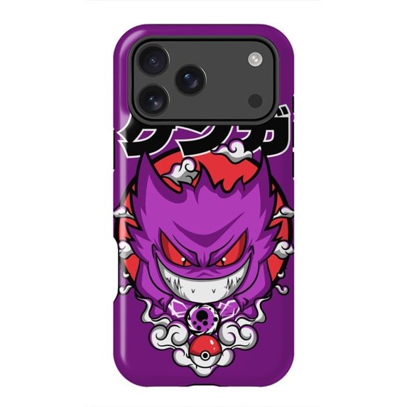 Evolution of Haunter Ghost Pokemon Anime X983 Phone Case Compatible with iPhone 17 16 15 14 13 12 11 Pro Max – Premium Protection