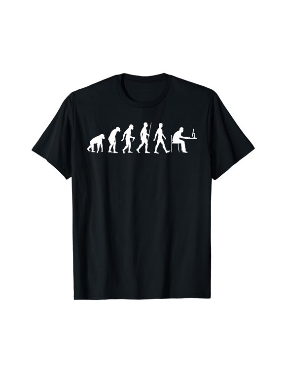 Evolution of Man Computer Programmer Funny Geek Lover IT T-Shirt